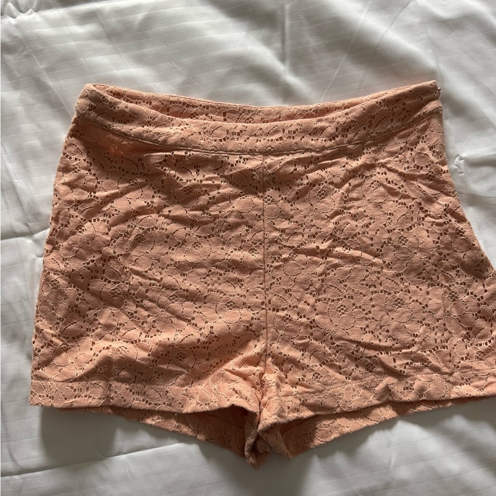 Forever 21 Pink Lace Shorts